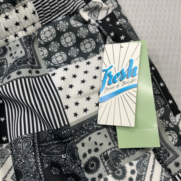 Monochrome Patchwork Men's Joggers - Picture 7 of 9